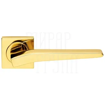 Дверные ручки на розетке Morelli Luxury 'Hill' золото