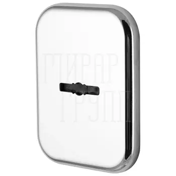 Декоратив. Armadillo (Армадилло) Квадрат. накл. на сув. замок со шторкой PS-DEC SQ CT (ATC Protector 1) S TECH хром