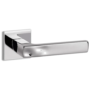 Дверная ручка на розетке Salice Paolo 'Sand' SQ 6175 полированный хром