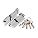 Цилиндровый механизм Ajax (Аякс) (AX202/120) AX2002Knob 120 (55+10+55) CP с вертушкой, хром
