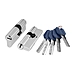 Цилиндровый механизм Punto (Пунто) (Z400/90) Z4000Key90 mm (30+10+50), хром