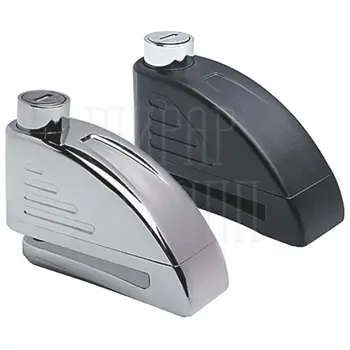 Мотозамок с сигнализацией Tokoz (Чехия) Alarm Disc Lock черный