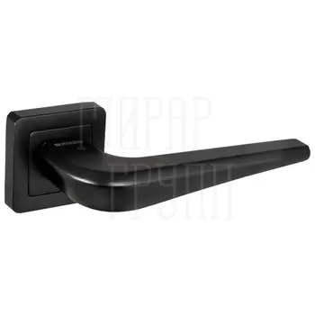 Дверная ручка на квадратной розетке Fuaro (Фуаро) 'BIO' XM черный