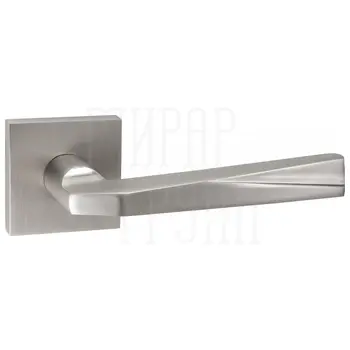 Дверные ручки Renz (Ренц) 'Валерио' INDH 54-03 на квадратной розетке никель супер матовый