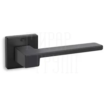 Дверная ручка на квадратной розетке Convex 1535 черный
