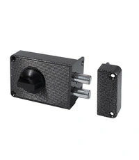 Замок Ajax (Аякс) накладной RIM-1-3 Silver серебро