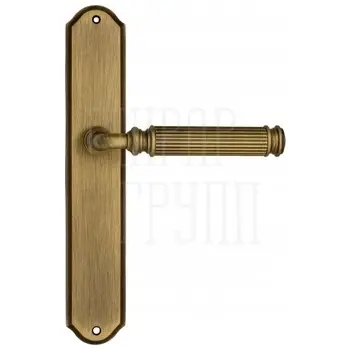 Дверная ручка Fratelli Cattini 'ENCIA' на планке PL02 матовая бронза