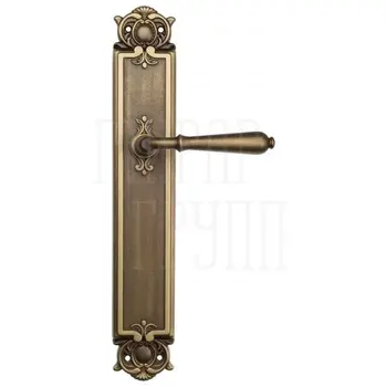Дверная ручка Venezia 'CLASSIC' на планке PL97 матовая бронза
