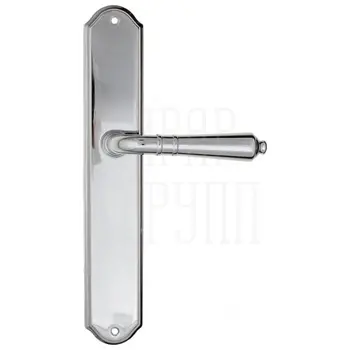 Дверная ручка Fratelli Cattini 'TOSCANA' на планке PL02 полированный хром