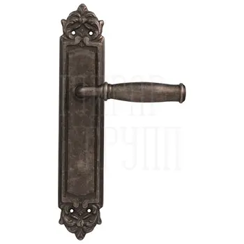 Дверная ручка на планке Melodia 266/229 'Isabel' античное серебро
