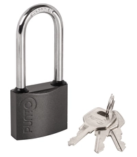 Купить Замок Punto (Пунто) навесной PK-0150 L 3 key англ.ключ. по цене 301 руб. в Москве