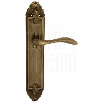 Дверная ручка Venezia 'ALESSANDRA' на планке PL90 матовая бронза