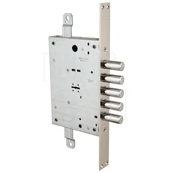 Замок врезной Mottura (Моттура) сувальдный 52.783 (универсальный) никель