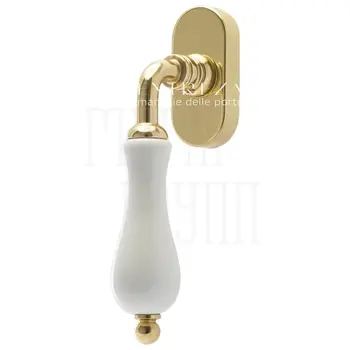 Ручка оконная Extreza 'Dana' (Дана) 305 HW полированная латунь