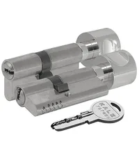 Цилиндровый Kale kilit (Кале килит) с вертушкой 164 OBSE/100 (45+10+45) mm никель