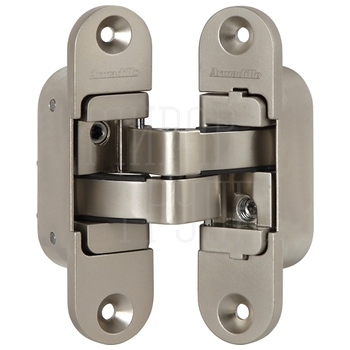 Петля Armadillo (Армадилло) скрытой установки U3D4200R правая (Architect 3D-ACH 40) 40 кг матовый никель