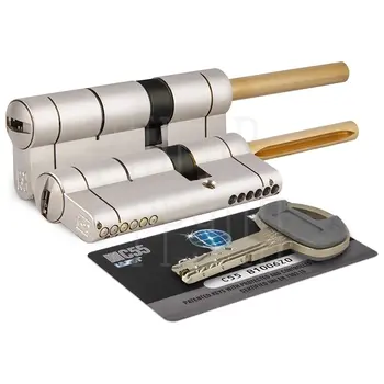 Цилиндровый механизм Mottura (Моттура) под вертушку (дл. шток) C55P613101 (92 мм/56+10+26) никель