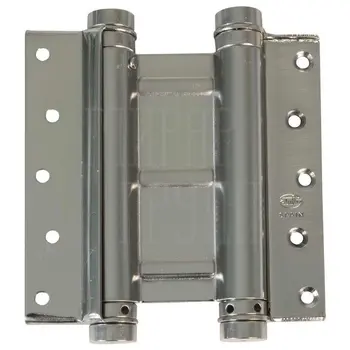 Двойная пружинная(барная) петля Amig 3037 75х126 мм никель