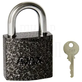 Замок Ajax (Аякс) навесной PD-0132 (PD-01-32) 3 key англ. никель