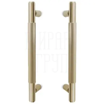 Дверная ручка-скоба Convex 1745 (456/400) матовая латунь