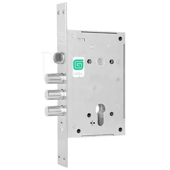 Корпус Guardian (Гардиан) врезного замка с защёлкой ЗВ 22.11 Т /128:5363/ никель