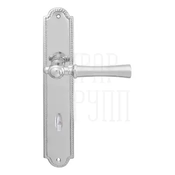 Дверная ручка на планке Melodia 283/458 'Carlo' матовый хром (wc)