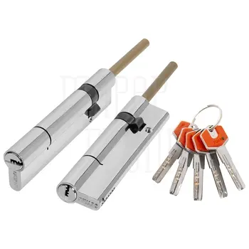 Цилиндровый механизм D-PROTERM507/120 Fuaro (Фуаро) 120 mm (85+10+25) термошток 8х65 мм никель