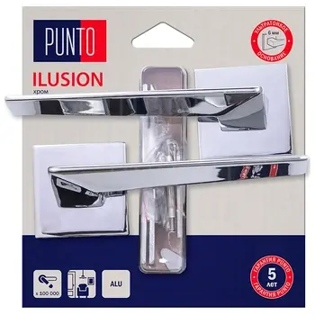 Ручка Punto (Пунто) раздельная LM/A K.QS52.ILUSION/HD хром