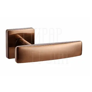 Дверная ручка на розетке SOFT 411 BR полированный коричневый
