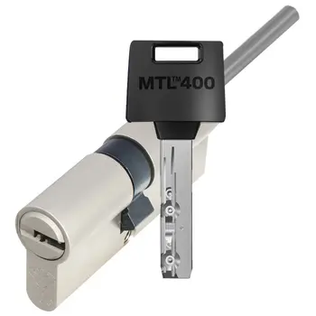 Цилиндровый механизм ключ-длинный шток Mul-T-Lock MTL400 116 mm (85+10+26) никель