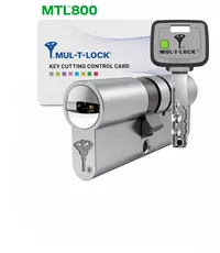 Купить Цилиндровый механизм ключ-ключ Mul-T-Lock (Светофор) MTL800 100 mm (35+10+55) по цене 24`077 руб. в Москве