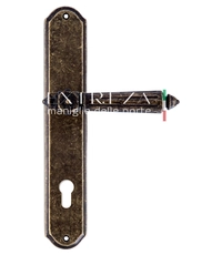 Купить Дверная ручка Extreza "LEON" (Леон) 303 на планке PL01 по цене 12`712 руб. в Москве