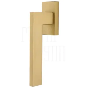 Ручка оконная Extreza Hi-Tech 'Azimut' (Азимут) 102 HW матовая латунь (PVD)