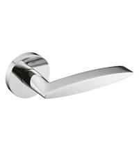 Дверная ручка из латуни Ghobestir "CITY Collection" E021 на круглом основании