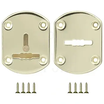 Декоративная Fuaro (Фуаро) накладка ESC021 на сув. замок со шторкой (2 шт) золото