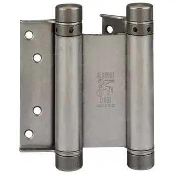 Петля маятниковая Aldeghi (барная) 75x28x34 мм с тормозом никель