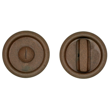 Дверные ручки-купе для раздвижных дверей Galbusera Art.2125 античная ржавчина