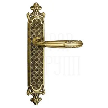 Дверная ручка на планке Mestre OA 3650 античная латунь