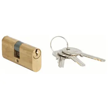 Овальный цилиндр CISA 70мм (30х40) латунь