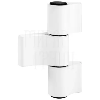 Петля Punto (Пунто) дверная IN-U3B1-150A (RAL 9016) (АНКЕРНАЯ) белый