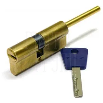 Цилиндровый механизм ключ-шток Mul-T-Lock 7x7 BSE 91 mm (55+10+26) латунь