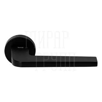 Дверная ручка на круглой розетке Forme 512R 'London' (FIXA) черный