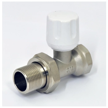 Вентиль регулировочный прямой 1/2' ВР никель
