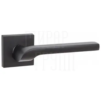 Дверные ручки Puerto (Пуэрто) INAL 535-03 на квадратной розетке черный