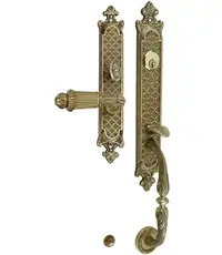 Купить Ручка для входной двери Mestre OJ 3604 с замком и ключами по цене 1 руб. в Москве