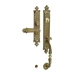 Ручка для входной двери Mestre OJ 3604 с замком и ключами, матовая античная латунь
