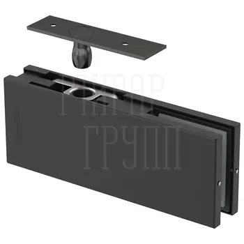 Петля верхняя Armadillo (Армадилло) с осью для стеклянной двери Range.GL.H20 BL