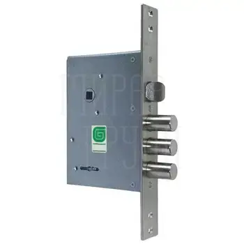 Замок Guardian (Гардиан) врезной сувальдный с защёлкой ЗВ 30.11 4 кл. /123:105/ никель