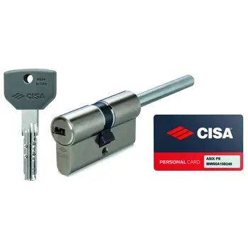 Личинка Cisa (Чиза) под вертушку (дл. шток) ASIX PRO OE307-12.12 (70 мм/35+10+25) никель