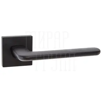 Дверные ручки Renz (Ренц) 'Лана' INDH 95-03 на квадратной розетке черный